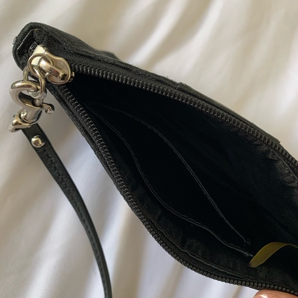 Coach Black Canvas Wristlet - Picture 3 of 4